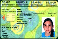 Elektronische ID kaart voor kinderen